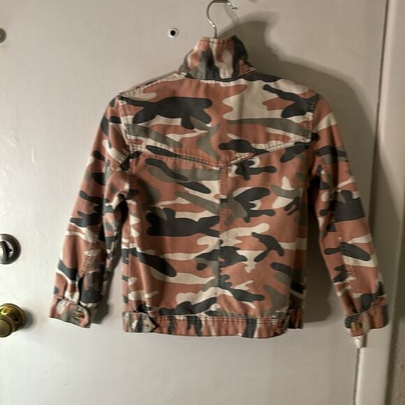 Zara Kid’s Camouflage Jacket 10 Utility Fall Faded Look Dopamine Classic Casual - Picture 6 of 12